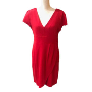 𝅺anthropologie Maeve Splitshade Tulip Hem Dress M